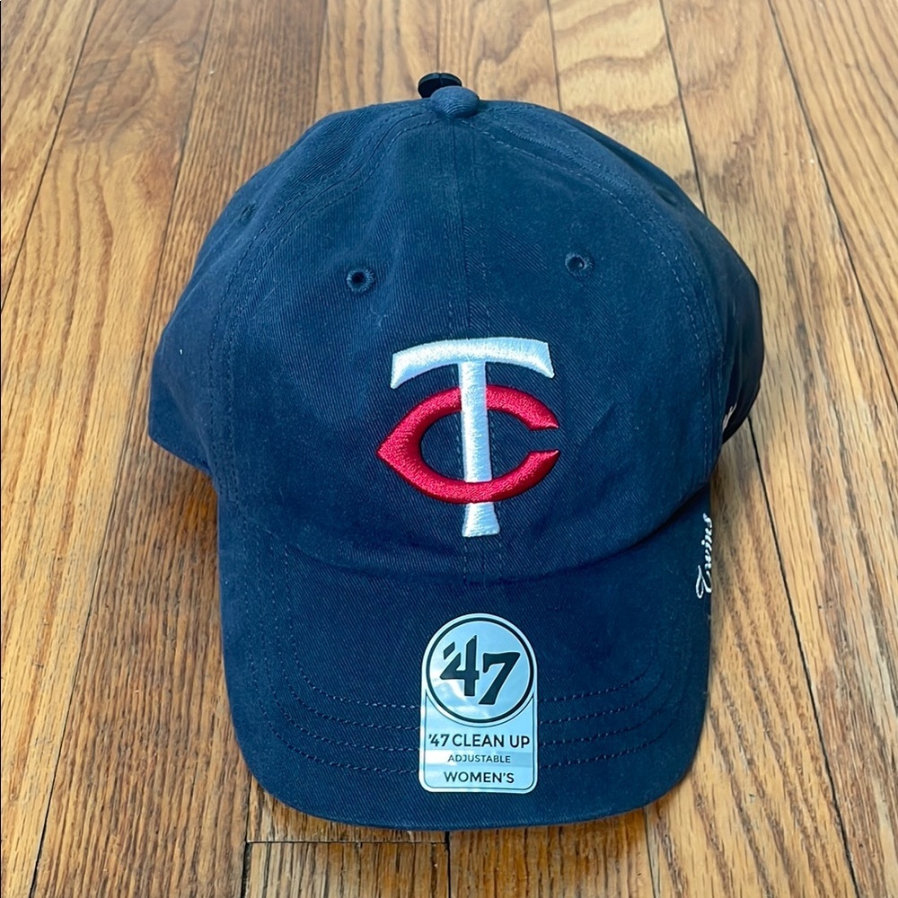 '47 Brand Women's Navy Minnesota Twins Team Miata Clean Up Adjustable Hat‎ NWT
